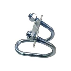 CooPo Collier de serrage for Tube transversal en forme de U, M6M8 304 et galvanisé, connecteur en acier, pince de fixation for échafaudage (Size : GALV-M8-40x40mm) - Publicité CooPo Collier de serrage for Tube transversal en forme de U, M6M8 304 et galvanisé, connecteur en acier, pince de fixation for échafaudage (Size : GALV-M8-40x40mm) - Publicité