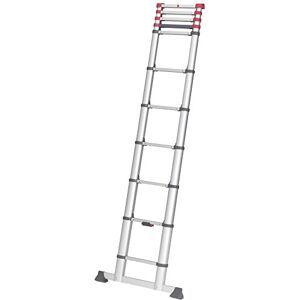 Hailo Echelle télescopique Pliable 11 échelons 3,2m/4m en Aluminium Flexline - Publicité Hailo Echelle télescopique Pliable 11 échelons 3,2m/4m en Aluminium Flexline - Publicité