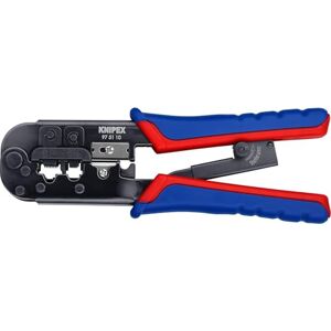 Knipex Pince à sertir pour fiches Western en blister avec poignées multimatières 190 mm, 97 51 10 SB - Publicité Knipex Pince à sertir pour fiches Western en blister avec poignées multimatières 190 mm, 97 51 10 SB - Publicité
