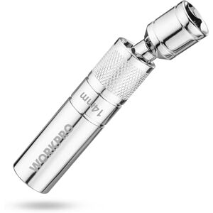 WORKPRO Douille Bougie 14mm, 3/8" Drive 12 Points Clé à Bougie D'Allumage Pivotante Magnétique de 100 mm, Outil de Retrait de Douilles Robustes, CR-V pour réparation de Voiture - Publicité WORKPRO Douille Bougie 14mm, 3/8" Drive 12 Points Clé à Bougie D'Allumage Pivotante Magnétique de 100 mm, Outil de Retrait de Douilles Robustes, CR-V pour réparation de Voiture - Publicité