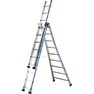 Tubesca Comabi Echelle transformable Platinum 3 plans 2.10x3.43x4.90m Tubesca - Publicité Tubesca Comabi Echelle transformable Platinum 3 plans 2.10x3.43x4.90m Tubesca - Publicité