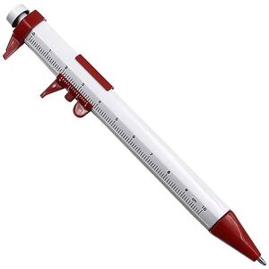 Fiorky Stylo à bille à pied à coulisse 0-100 mm 2 en 1 Pied à coulisse multifonction Stylo à bille à pied à coulisse pour ingénieur menuisier étudiant charpentier - Publicité Fiorky Stylo à bille à pied à coulisse 0-100 mm 2 en 1 Pied à coulisse multifonction Stylo à bille à pied à coulisse pour ingénieur menuisier étudiant charpentier - Publicité