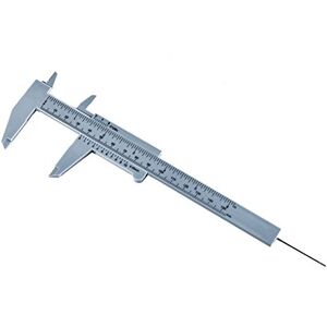 Jwn Pied à coulisse en plastique 150 mm Outil de mesure Portable Vernier Caliper Jauge Micromètre Règle Sourcil pour la maison École TH4 - Publicité Jwn Pied à coulisse en plastique 150 mm Outil de mesure Portable Vernier Caliper Jauge Micromètre Règle Sourcil pour la maison École TH4 - Publicité