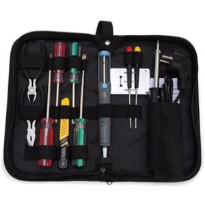 Velleman Trousse à outils, pour le bricoleur, 11 pièces, non magnétique, avec étui, noir - Publicité Velleman Trousse à outils, pour le bricoleur, 11 pièces, non magnétique, avec étui, noir - Publicité