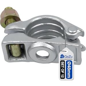 GeZu Impex Accouplement d'échafaudage Galvanoplastie Lot de 12 48 x 48 mm serre joint pour tuyau acier construction - Publicité GeZu Impex Accouplement d'échafaudage Galvanoplastie Lot de 12 48 x 48 mm serre joint pour tuyau acier construction - Publicité