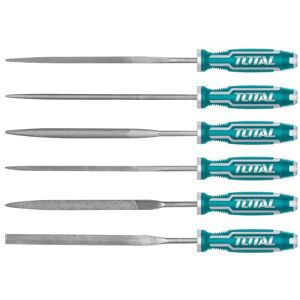 TOTAL Tools Ensemble de 6 fichiers 140 mm Limes plates - Publicité TOTAL Tools Ensemble de 6 fichiers 140 mm Limes plates - Publicité