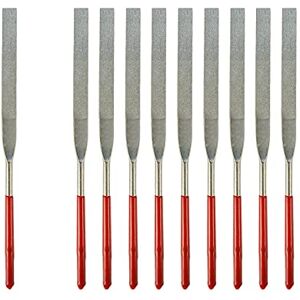 JAINGU Diamond File Set 3x140mm 5x180mm Mini Aiguille Fichier pour la sculpture en métal en verre de pierre Totillage à la main-10 pcs ensemble - Publicité JAINGU Diamond File Set 3x140mm 5x180mm Mini Aiguille Fichier pour la sculpture en métal en verre de pierre Totillage à la main-10 pcs ensemble - Publicité