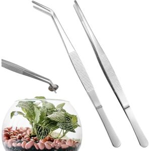 REBECCAGIBSON Lot de 2 pinces courbées longues 25 cm En acier inoxydable Antidérapantes Pour animaux domestiques aquatiques Coraux Bricolage Réparation - Publicité REBECCAGIBSON Lot de 2 pinces courbées longues 25 cm En acier inoxydable Antidérapantes Pour animaux domestiques aquatiques Coraux Bricolage Réparation - Publicité