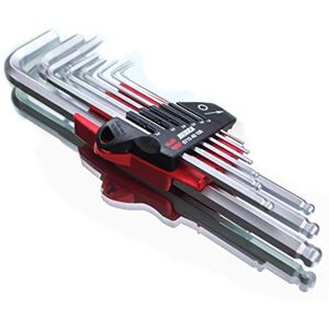 Wuerth Würth Set clé Allen hexagonales tête sphérique 9 pièces série clés P/EI T.SFER.1,5-10 9 pièces Zebra, métal. Publicité Wuerth Würth Set clé Allen hexagonales tête sphérique 9 pièces série clés P/EI T.SFER.1,5-10 9 pièces Zebra, métal. Publicité