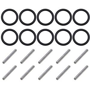 ECSiNG Lot de 10 paires de joints toriques et goupilles de rechange de 3 mm et 3 broches de 25 mm pour douilles à impact de 20 à 22 mm - Publicité ECSiNG Lot de 10 paires de joints toriques et goupilles de rechange de 3 mm et 3 broches de 25 mm pour douilles à impact de 20 à 22 mm - Publicité
