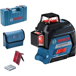 Bosch Professional Niveau Laser Lignes GLL 3-80 (laser rouge, pour l'intérieur, portée : jusqu’à 30 m, 4 piles AA, dans coffret de transport) - Publicité Bosch Professional Niveau Laser Lignes GLL 3-80 (laser rouge, pour l'intérieur, portée : jusqu’à 30 m, 4 piles AA, dans coffret de transport) - Publicité