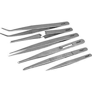 Rolson Tools 59104 Jeu de brucelles Acier inoxydable 6 pièces (Import Grande Bretagne) - Publicité Rolson Tools 59104 Jeu de brucelles Acier inoxydable 6 pièces (Import Grande Bretagne) - Publicité