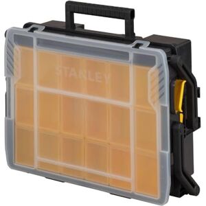 Stanley STST1-75540 Boîte à Compartiments Sortlevel 23 Compartiemnts Profondeur 79mm Poignée Ergonomique Séparateurs modulables Couvercle transparent Loquets de Verrouillage Taille Unique Noir/Transparent - Publicité Stanley STST1-75540 Boîte à Compartiments Sortlevel 23 Compartiemnts Profondeur 79mm Poignée Ergonomique Séparateurs modulables Couvercle transparent Loquets de Verrouillage Taille Unique Noir/Transparent - Publicité