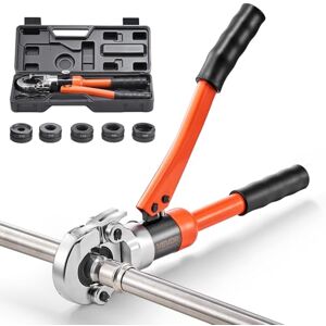 VEVOR Pince à Sertir Hydraulique Tuyau en Acier Inoxydable Sertisseuse Raccords Tuyaux avec Mâchoire V12 V15 V18 V22 V28 Mallette de Transport Kit Sertissage pour Réparation Installation Plomberie - Publicité VEVOR Pince à Sertir Hydraulique Tuyau en Acier Inoxydable Sertisseuse Raccords Tuyaux avec Mâchoire V12 V15 V18 V22 V28 Mallette de Transport Kit Sertissage pour Réparation Installation Plomberie - Publicité