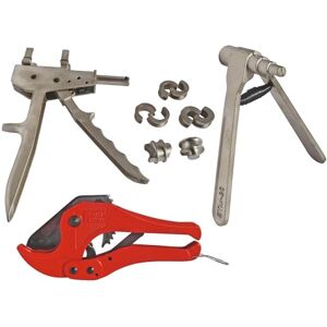 SOMATHERM FOR YOU , Malette PER à glissement pour tubes de 12 à 25 mm Inclut pince à glissement, pince à emboîture et coupe-tube Compatible avec tous les raccords PER - Publicité SOMATHERM FOR YOU , Malette PER à glissement pour tubes de 12 à 25 mm Inclut pince à glissement, pince à emboîture et coupe-tube Compatible avec tous les raccords PER - Publicité