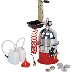 KS TOOLS 160.0008 Purgeur De Frein Pneumatique 6 L-10 Bars + 6 Adaptateurs Outillage Mecanique Auto pour Purge, Vidange, Contrôle rapide des Fuites Purgeur de Frein avec Tuyau Flexible - Publicité KS TOOLS 160.0008 Purgeur De Frein Pneumatique 6 L-10 Bars + 6 Adaptateurs Outillage Mecanique Auto pour Purge, Vidange, Contrôle rapide des Fuites Purgeur de Frein avec Tuyau Flexible - Publicité