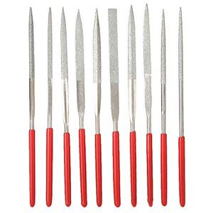 Exblue 10 pièces outil de classement en acier travail du bois bricolage artisanat bois râpes fichiers aiguille mini fichier ensemble, travail pour horlogers - Publicité Exblue 10 pièces outil de classement en acier travail du bois bricolage artisanat bois râpes fichiers aiguille mini fichier ensemble, travail pour horlogers - Publicité