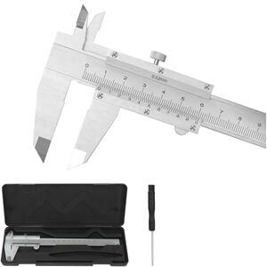 AOROPS Pied à Coulisse Acier Inoxydable, Pied a Coulisse Vernier Caliper 150MM, Outil de Mesure de Précision Pied à Coulisse Avec Vis de Blocage pour la Maison et l'industrie - Publicité AOROPS Pied à Coulisse Acier Inoxydable, Pied a Coulisse Vernier Caliper 150MM, Outil de Mesure de Précision Pied à Coulisse Avec Vis de Blocage pour la Maison et l'industrie - Publicité