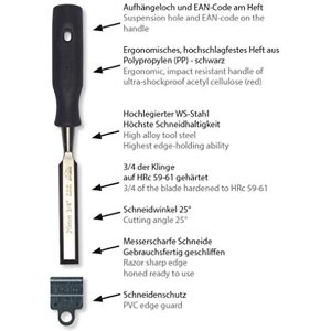 Stubai 354310 Ciseau menuisier avec manche en Plastique 10 mm Noir - Publicité Stubai 354310 Ciseau menuisier avec manche en Plastique 10 mm Noir - Publicité