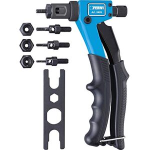 Fervi 0469 Riveteuse pour inserts filetés de M3 à M6, Cyan/Noir - Publicité Fervi 0469 Riveteuse pour inserts filetés de M3 à M6, Cyan/Noir - Publicité