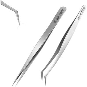 stedi Pincettes De PréCision, Outils De Bricolage Pour ModèLes RéDuits,Pince à épiler Ultra-PréCises En Acier Inoxydable De PremièRe Qualité Pour Gundam, Brucelles Industrielles, 2 PièCes - Publicité stedi Pincettes De PréCision, Outils De Bricolage Pour ModèLes RéDuits,Pince à épiler Ultra-PréCises En Acier Inoxydable De PremièRe Qualité Pour Gundam, Brucelles Industrielles, 2 PièCes - Publicité