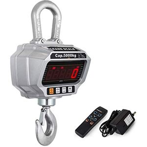 VEVOR Peson Électronique 5000kg/11000lbs,Balance à Grue OCS-T,Balance Suspendue industrielle 5T avec crochet et écran LED équipé la télécommande pour le chantier,la pêche,la chasse etc - Publicité VEVOR Peson Électronique 5000kg/11000lbs,Balance à Grue OCS-T,Balance Suspendue industrielle 5T avec crochet et écran LED équipé la télécommande pour le chantier,la pêche,la chasse etc - Publicité
