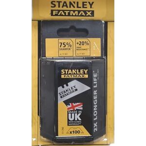Stanley 1-11-700 Distributeur De 100 Lames Trapèze Gamme FATMAX Lame Plus Tranchantes- Traitement Par Induction Résistance Accrue Traitement Thermique Plus De Flexibilité Résistance 35Kg - Publicité Stanley 1-11-700 Distributeur De 100 Lames Trapèze Gamme FATMAX Lame Plus Tranchantes- Traitement Par Induction Résistance Accrue Traitement Thermique Plus De Flexibilité Résistance 35Kg - Publicité