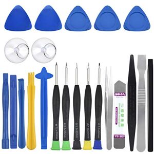 Netspower Kit Complet d'outils, 22 en 1 Kit Reparation Smartphone, Professionnel Jeu de Tournevis de Précision, Kit d'outils d'ouverture de Téléphone Compatible avec Réparation d'appareils électroniques - Publicité Netspower Kit Complet d'outils, 22 en 1 Kit Reparation Smartphone, Professionnel Jeu de Tournevis de Précision, Kit d'outils d'ouverture de Téléphone Compatible avec Réparation d'appareils électroniques - Publicité