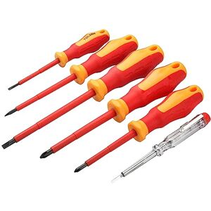 Tolsen 6Pcs VDE screwdrivers set 1000V - Publicité Tolsen 6Pcs VDE screwdrivers set 1000V - Publicité