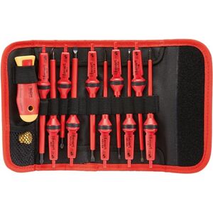 BIZLINE kit tournevis isolées 1000v manche + 10 lames intercheangeables 790098 - Publicité BIZLINE kit tournevis isolées 1000v manche + 10 lames intercheangeables 790098 - Publicité
