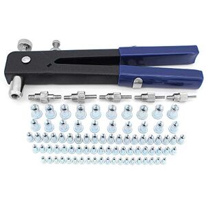 Yuhtech Filetée Rivet Écrou Kit, 86 Pcs Pince à Riveter Kit de Écrou Riveteuse Rivet Nutsert Gun Outil de pince à Rveter Insert Fileté pour filetage M3 M4 M5 M6 M8 - Publicité Yuhtech Filetée Rivet Écrou Kit, 86 Pcs Pince à Riveter Kit de Écrou Riveteuse Rivet Nutsert Gun Outil de pince à Rveter Insert Fileté pour filetage M3 M4 M5 M6 M8 - Publicité