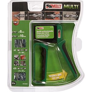 Molly Valibox de 30 Chevilles, Gris, + 1 pince verte , Vert,Set de 31 Pièces M100800-XJ - Publicité Molly Valibox de 30 Chevilles, Gris, + 1 pince verte , Vert,Set de 31 Pièces M100800-XJ - Publicité