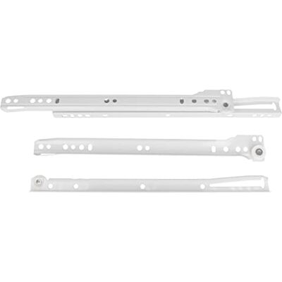 Amig Glissières pour tiroirs Roulettes pour un glissement fluide Capacité de charge 18 kg Utilisation pour meubles de maison et bureau, Blanc, 350 x 37 mm, Acier allié - Publicité Amig Glissières pour tiroirs Roulettes pour un glissement fluide Capacité de charge 18 kg Utilisation pour meubles de maison et bureau, Blanc, 350 x 37 mm, Acier allié - Publicité