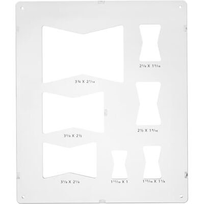 JASPER PRECISION TOOLS Jasper 100 Gabarit de menuiserie 7 en 1 pour clé papillon Pochoirs décoratifs pour nœud papillon Outil de sculpture sur bois Routez les clés incrustées et mortaises assorties (transparent) - Publicité JASPER PRECISION TOOLS Jasper 100 Gabarit de menuiserie 7 en 1 pour clé papillon Pochoirs décoratifs pour nœud papillon Outil de sculpture sur bois Routez les clés incrustées et mortaises assorties (transparent) - Publicité