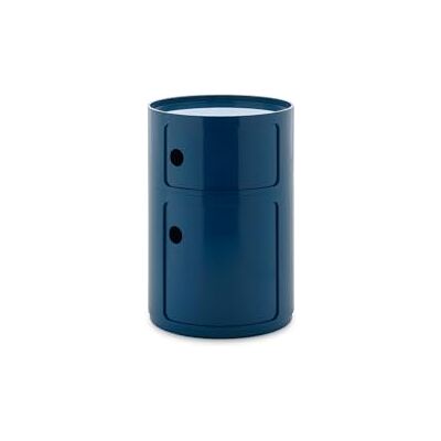Kartell Componibili Big, Meuble Conteneur 2 éléments, Diamètre 42 cm, Bleu - Publicité Kartell Componibili Big, Meuble Conteneur 2 éléments, Diamètre 42 cm, Bleu - Publicité