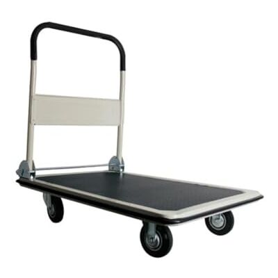 Toolland a land of possibilities Toolland Chariot de Plateforme Pliable en Acier 300 kg avec Plateau antidérapant 91x61 cm 4 Roues et poignée Soft-Grip idéal pour Maison Bureau entrepôt et déménagement - Publicité Toolland a land of possibilities Toolland Chariot de Plateforme Pliable en Acier 300 kg avec Plateau antidérapant 91x61 cm 4 Roues et poignée Soft-Grip idéal pour Maison Bureau entrepôt et déménagement - Publicité