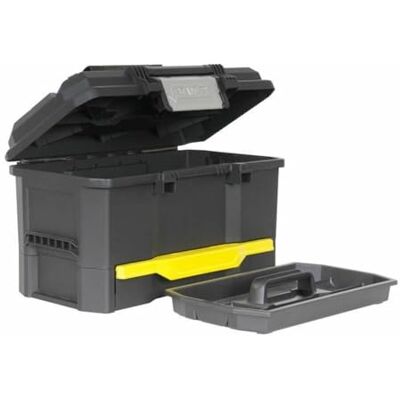 Stanley 1-70-316 Boîte Touch Latch 481 x 279 x 287mm avec Tiroir Profond Polypropylène Robuste Ouverture Une main Large Poignée Bi matière Plateau Porte-Outils Vendu Sans Outils, Multicolor - Publicité Stanley 1-70-316 Boîte Touch Latch 481 x 279 x 287mm avec Tiroir Profond Polypropylène Robuste Ouverture Une main Large Poignée Bi matière Plateau Porte-Outils Vendu Sans Outils, Multicolor - Publicité