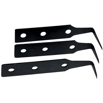 Bahco Jeu de 3 Lames Pointes Courbes pour Couteau découpe Pare-Brise - Publicité Bahco Jeu de 3 Lames Pointes Courbes pour Couteau découpe Pare-Brise - Publicité