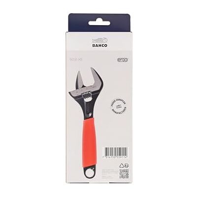 Bahco 9031-XE Clé à molette ergonomique 20,3 cm Ouverture extra large 38 mm – Édition limitée Noël - Publicité Bahco 9031-XE Clé à molette ergonomique 20,3 cm Ouverture extra large 38 mm – Édition limitée Noël - Publicité