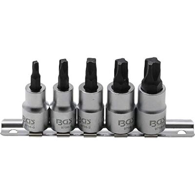 BGS 9756 Jeu de douilles à embouts 10 mm (3/8") profil carré (pour MTS-Mortorq) MTS0 MTS04 5 pièces - Publicité BGS 9756 Jeu de douilles à embouts 10 mm (3/8") profil carré (pour MTS-Mortorq) MTS0 MTS04 5 pièces - Publicité