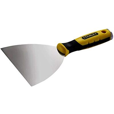 Stanley Stht0-05864 Spatule De Plâtrier Lame Inox 150 Mm Durabilité Supérieure Lame Effilée Pour Une Finition Lisse Et Régulière Anti-Corrosion -Poignée Bi Matière Trou D'Accroche - Publicité Stanley Stht0-05864 Spatule De Plâtrier Lame Inox 150 Mm Durabilité Supérieure Lame Effilée Pour Une Finition Lisse Et Régulière Anti-Corrosion -Poignée Bi Matière Trou D'Accroche - Publicité