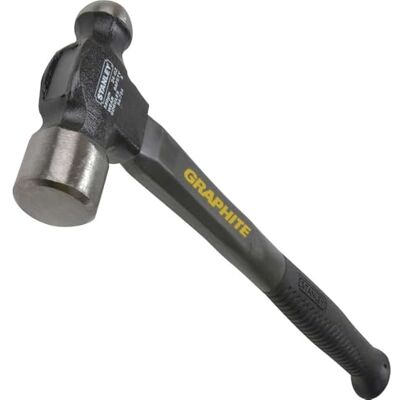 Stanley Graphite Ball Pein Hammer 24Oz 1 54 724 - Publicité Stanley Graphite Ball Pein Hammer 24Oz 1 54 724 - Publicité