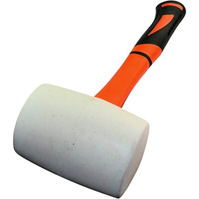 AERZETIX C46077 Marteau/Massette/Maillet Tête en Caoutchouc Blanc TPR Manche/Poignée Orange 355mm 680gr Outil pour Céramique/Carrelage Carreleur/Menuisier/Ébéniste/Vitrier - Publicité AERZETIX C46077 Marteau/Massette/Maillet Tête en Caoutchouc Blanc TPR Manche/Poignée Orange 355mm 680gr Outil pour Céramique/Carrelage Carreleur/Menuisier/Ébéniste/Vitrier - Publicité