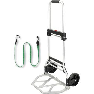 Amig Diable Pliable en Aluminium Capacité 80 kg Robuste et Pratique Roues Ø17 cm Idéal pour déménagement et Chargement Mod. 60 - Publicité Amig Diable Pliable en Aluminium Capacité 80 kg Robuste et Pratique Roues Ø17 cm Idéal pour déménagement et Chargement Mod. 60 - Publicité