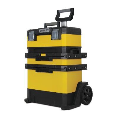 Stanley 1-95-621 Servante mobile en métal et Plastique 570 x 410 x 720mm Attaches métallique Anti-Corrosion Cantilever Tiroir 10 cm Profondeur Roues Grand Diamètre - Publicité Stanley 1-95-621 Servante mobile en métal et Plastique 570 x 410 x 720mm Attaches métallique Anti-Corrosion Cantilever Tiroir 10 cm Profondeur Roues Grand Diamètre - Publicité