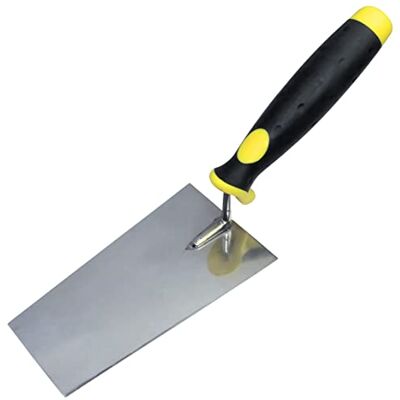 AERZETIX C46000 Truelle Italienne à Bout Carré de Maçonnerie 160mm Outil de Maçon/Plâtrier/Carreleur Poignée Ergonomique Bi-Matière Travaux/Enduit/Plâtre/Carrelage/Mortier/Ciment en Acier - Publicité AERZETIX C46000 Truelle Italienne à Bout Carré de Maçonnerie 160mm Outil de Maçon/Plâtrier/Carreleur Poignée Ergonomique Bi-Matière Travaux/Enduit/Plâtre/Carrelage/Mortier/Ciment en Acier - Publicité