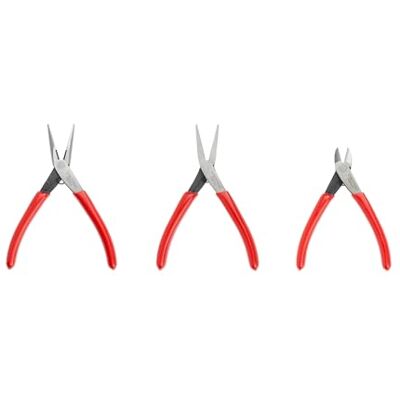 TEKTON Pmn99003 Lot de 3 Pièces, Mini pince - Publicité TEKTON Pmn99003 Lot de 3 Pièces, Mini pince - Publicité