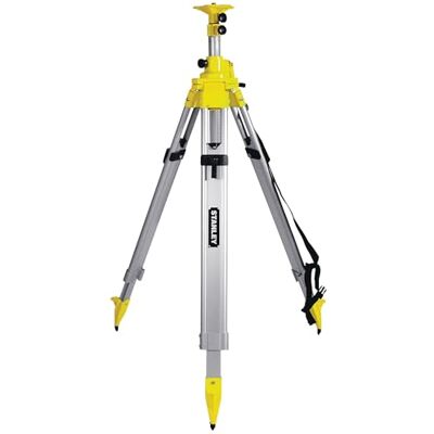 Stanley 1-77-164 Trépied Aluminium Standard Double Colonne Blocage des Pieds Sangle de Transport Filetage 5/8" Tampons Antiglisse Utilisation de 102 à 265 cm - Publicité Stanley 1-77-164 Trépied Aluminium Standard Double Colonne Blocage des Pieds Sangle de Transport Filetage 5/8" Tampons Antiglisse Utilisation de 102 à 265 cm - Publicité