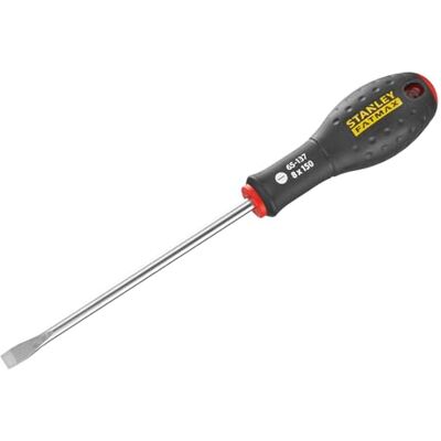 Stanley 1-65-137 Tournevis Mécanicien 8X150Mm Gamme FATMAX Fabriqués En France Lame En Acier Sablage De L'Empreinte Poignée Soft Grip Liaison Quasi Incassable -Anticorrosion - Publicité Stanley 1-65-137 Tournevis Mécanicien 8X150Mm Gamme FATMAX Fabriqués En France Lame En Acier Sablage De L'Empreinte Poignée Soft Grip Liaison Quasi Incassable -Anticorrosion - Publicité