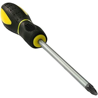 AERZETIX C45654 Tournevis à Empreinte Cruciforme Pozidriv PZ2 6x100mm pour Vis Pozidriv Pointe Aimantée/Magnétique Poignée Antidérapante Bi-Matière Lame en Acier/CR-V/-S2 - Publicité AERZETIX C45654 Tournevis à Empreinte Cruciforme Pozidriv PZ2 6x100mm pour Vis Pozidriv Pointe Aimantée/Magnétique Poignée Antidérapante Bi-Matière Lame en Acier/CR-V/-S2 - Publicité